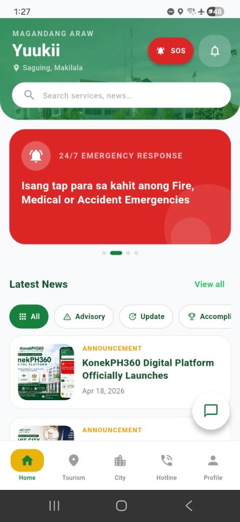 KonekPH360 Mobile App UI